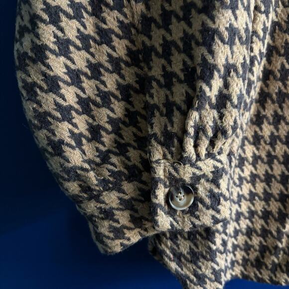 White Birch Houndstooth Blazer in Black and Tan Jacket Shirt Size XL - Picture 7 of 8